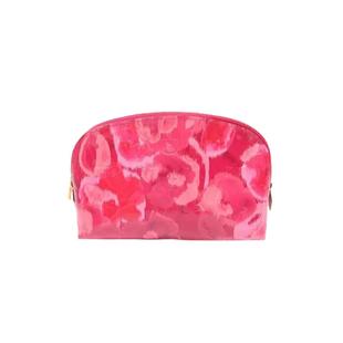 中古LV路易威登女包A级95新Pochette Cosmetics牛皮化妆包粉色