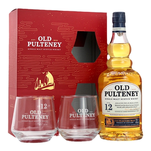 【指南针】富特尼12年礼盒装英国单一麦芽威士忌洋酒OLD PULTENEY