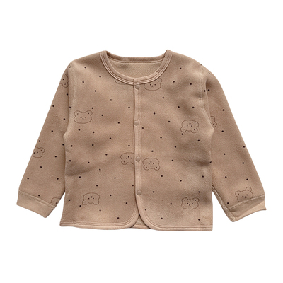 秋冬季小月龄婴幼儿开衫婴儿外套