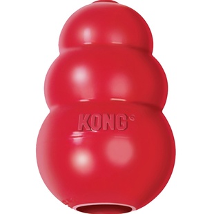 KONG狗漏食玩具耐咬橡胶葫芦磨牙益智丰容喂食器藏食宠物自嗨解闷
