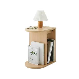 hanssem汉森实木床头柜简约现代卧室床边柜奶油风客厅沙发小边几