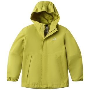 伯希和三合一冲锋衣儿童90大朵鹅绒羽绒服户外保暖防暴雨运动外套