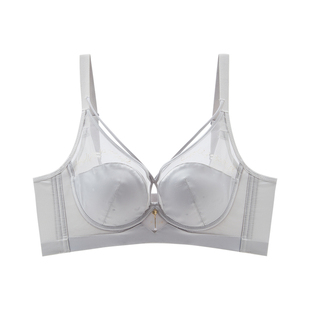 香蜜闺秀国香薄款四排扣25312015记忆钢圈亲肤绵B杯聚拢文胸美胸