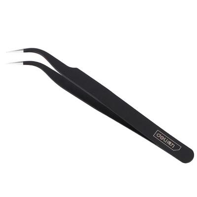 得力不锈钢镊子三件套