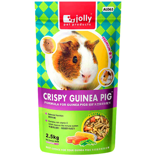 包邮 Jolly 综合豚鼠粮食幼年成年 荷兰猪 天竺鼠粮2.5kg AL063