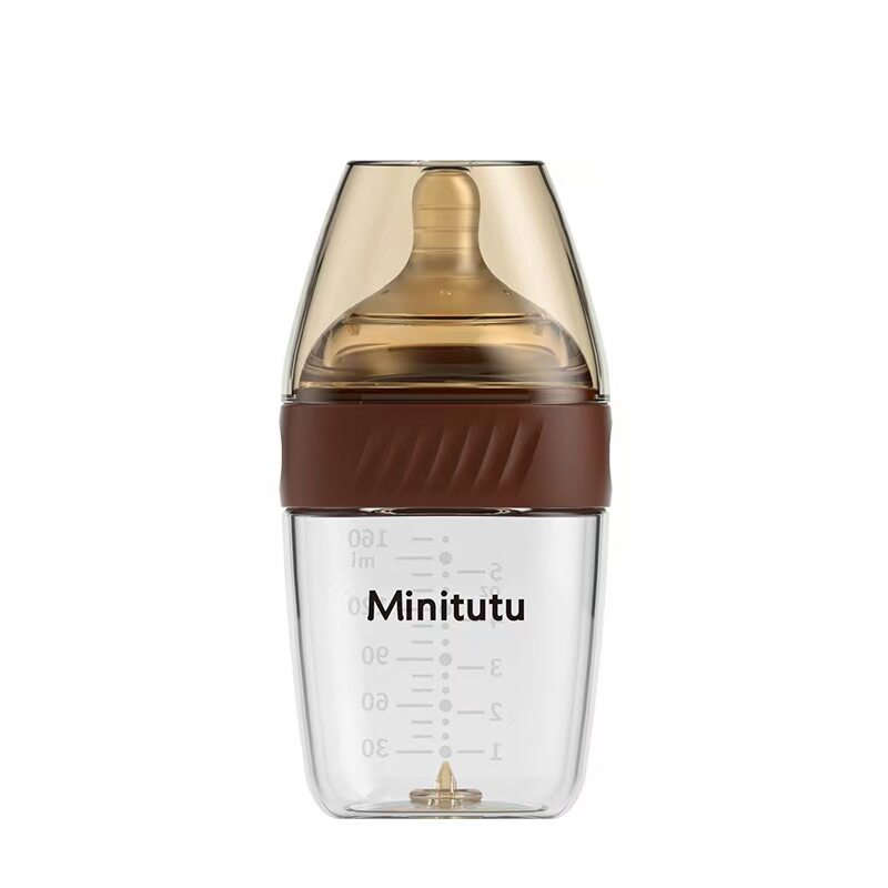 MiniTutu宽口径防胀气感温奶瓶