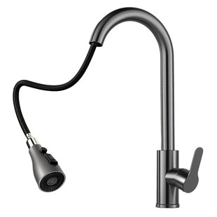 包安装厨房水龙头冷热两用水槽洗菜盆精铜单冷万向旋转增压防溅水