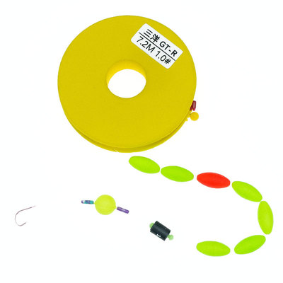 七星漂悬停逗钓线组反底钓法朝天钩黑金刚钛合金粉刺海夕鱼钩