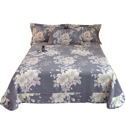 全棉加厚磨毛圆角床单