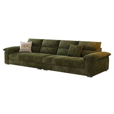 奶油风高端棉麻布布艺沙发