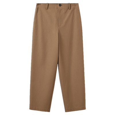 播淡人薄款西装裤女25夏季新款高腰显瘦宽松直筒休闲裤DDS2KD5123