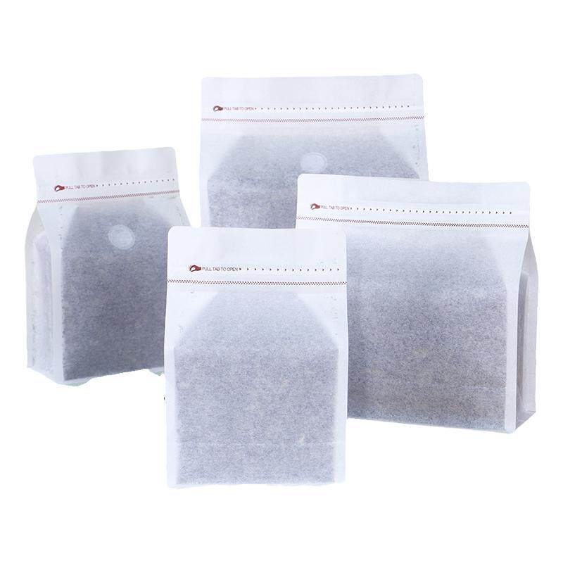 茶叶咖啡豆白色绵纸袋防潮密封