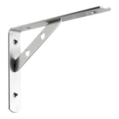 加厚不锈钢三角架墙上固定壁挂层板托焊接款承重微波炉九比架支架