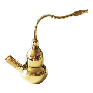水烟斗烟袋锅子金泰黄铜水烟壶烧锅玻璃烟壶水过滤烟斗水烟丝斗