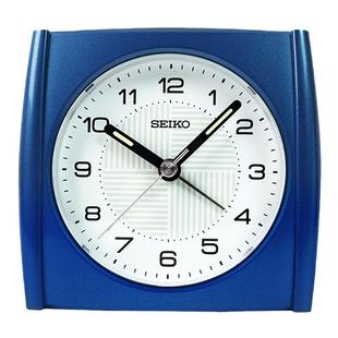 新品SEIKO精工日本日式闹钟电池儿童夜灯夜光简约电子时钟摆台