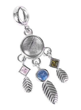 捷克陨石瓦萨比车载摆件银吊坠