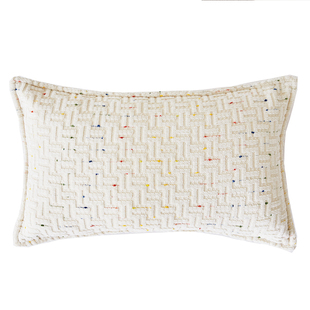 秋复古风奶油法式小香风肌理感泥点厚实客厅沙发抱腰枕靠枕芯可拆