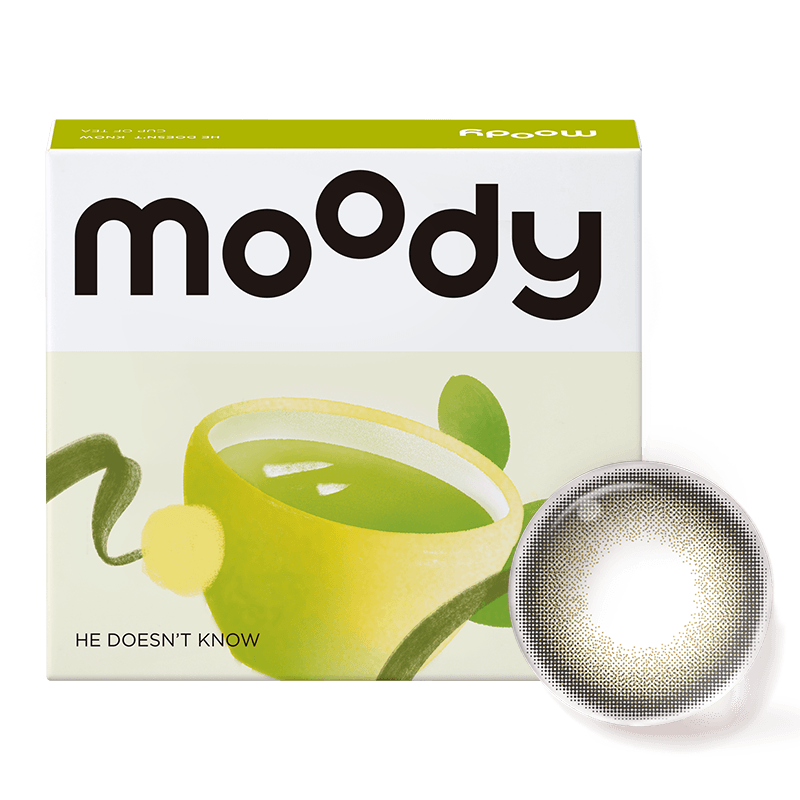 [领限时券]moody美瞳日抛经典38%低含水长戴彩色隐形眼镜10片