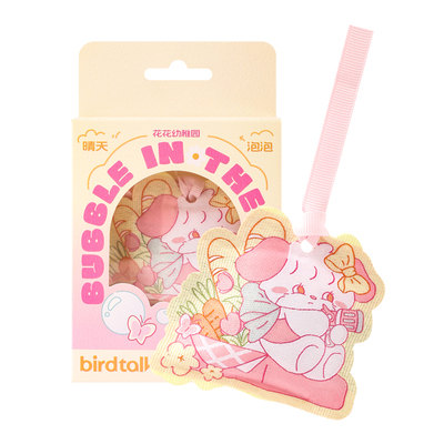 birdtalk布尔桃花花幼稚园系列车载香薰持久挂件汽车香氛衣柜香挂