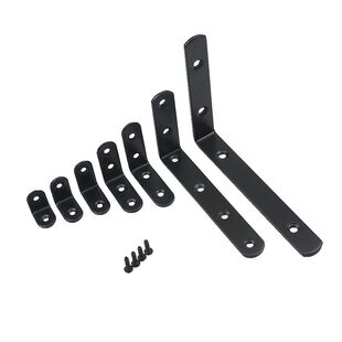 不锈钢黑色角码90度直角角铁支架固定件层板托五金连接件家具配件