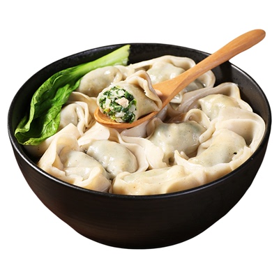 野人日记魔芋荠菜鸡肉大馄饨