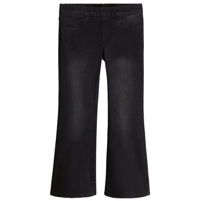 HM童装儿童女童牛仔裤2025冬新款弹力修身时髦休闲喇叭裤1228540