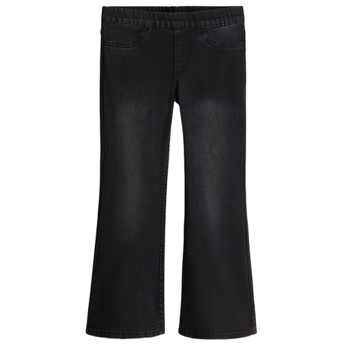 HM童装儿童女童牛仔裤2025冬新款弹力修身时髦休闲喇叭裤1228540