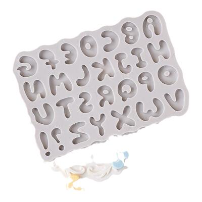 英文字母模具巧克力翻糖硅胶模