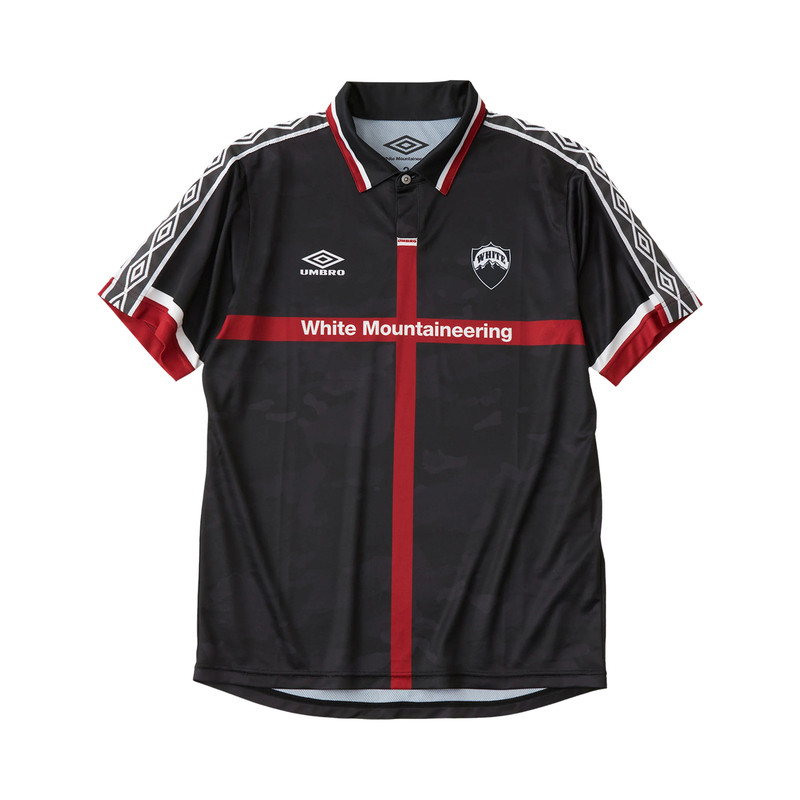 现货 White Mountaineering X Umbro 白山茵宝速干短袖Polo衫球衣