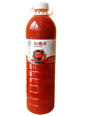 刘胡子红酸汤贵州凯里夺夺粉酸汤