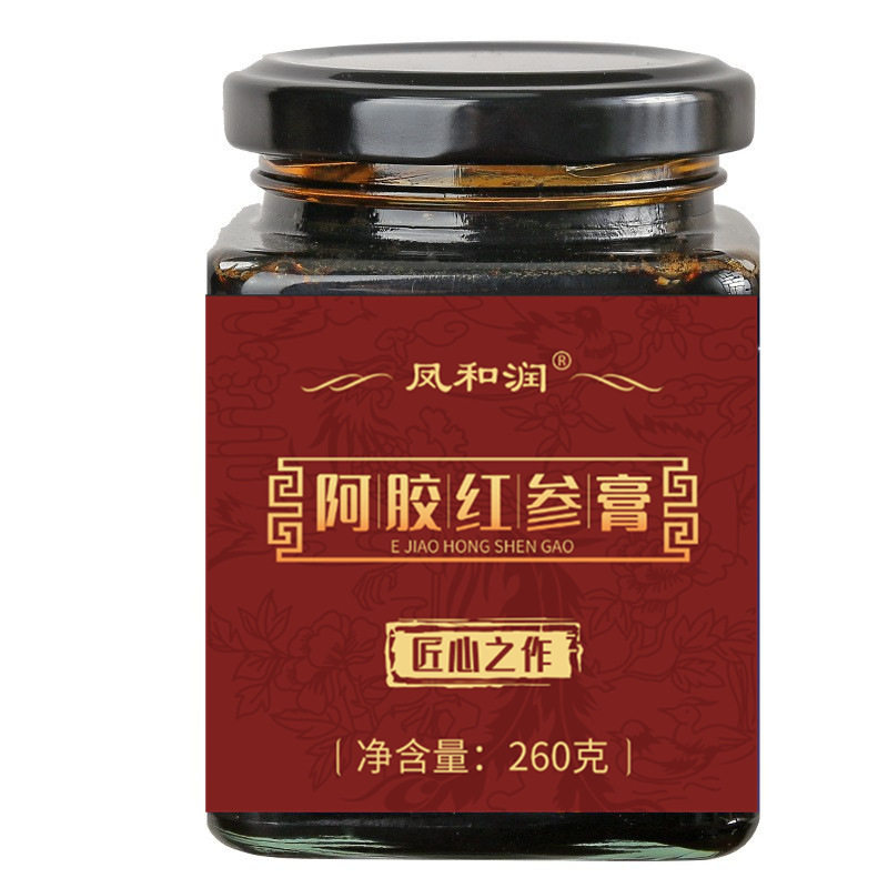 阿胶红参膏260g女性食用古法熬制