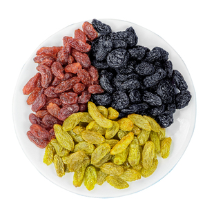 三色提子干葡萄干绿红提干黑加仑烘焙专用免洗新疆水果干商用批发