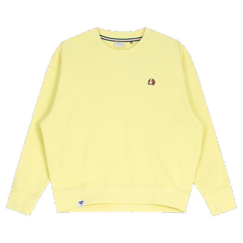 【专柜正品】Hazzys哈吉斯春季休闲圆领纯棉卫衣女宽松T