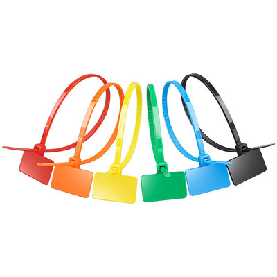 彩色标牌扎带4*200mm标签