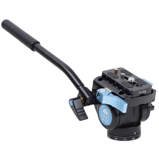 思锐VA5X液压阻尼云台单反相机通用摄影摄像机三脚架滑轨云台专业视频直播拍摄二维全景俯仰手柄云台