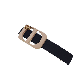 时尚洋气猪鼻子CD顶夹后脑勺弹簧夹轻奢风半扎发夹小号马尾夹发饰