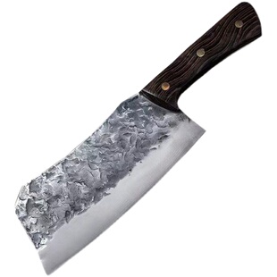 捞刀河菜刀家用刀具厨房切片切菜刀厨师VG10不锈钢菜刀斩骨头砍刀