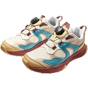 基诺浦机能鞋2025年冬季新款男女加绒运动鞋男女童鞋2级保暖GZ955