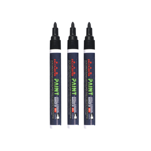 日式Filolang费洛朗哑黑油漆笔黑漆消光笔MK-28MA工业哑光黑色补漆防水不掉色亚光黑灰白金属五金阳极补漆笔