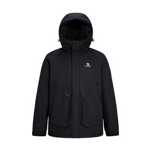 骆驼女装三防棉服2025新款秋冬户外加厚防风防水工装棉衣夹克外套