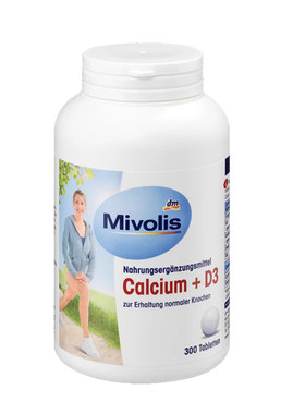 Mivolis维生素D3+钙片成人