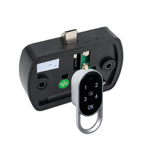 小型柜门锁智能锁抽屉锁通用型指纹密码刷卡防盗电子柜锁文件柜锁