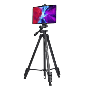 云腾手机平板二合一落地支架1.8米高双机位直播支撑12.9寸iPad电脑适用苹果华为横竖自拍通用微单相机三脚架