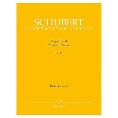 舒伯特 圣母颂歌 C大调 D486 管弦乐总谱 骑熊士原版进口乐谱书 Schubert Magnificat in C major Score BA5657
