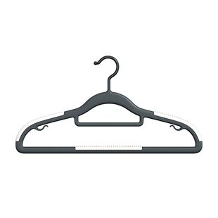 100个无痕衣架家用挂衣防肩角衣撑宿舍学生用衣服架防滑衣挂撑子