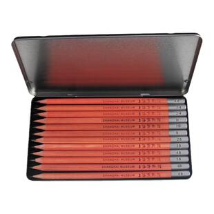 上海博物馆素描铅笔本子套装安格尔学生礼物全套速写笔美术用品