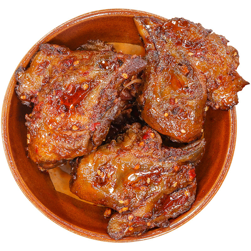 冷吃鸡头肉质鲜嫩麻辣爽口不腻香