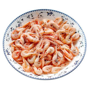 宁波特产咸小白虾500g新鲜即食江白虾盐水虾潮虾白米虾非海鲜干货