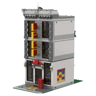 MOC-75992商店与广播电台积木