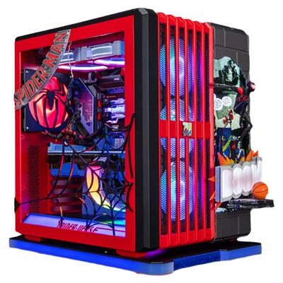 FUXK漫威蜘蛛侠4070Ti水冷电脑